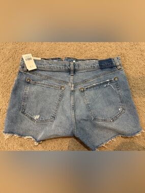 Abercrombie Light Blue Women's Denim Cutoff Shorts